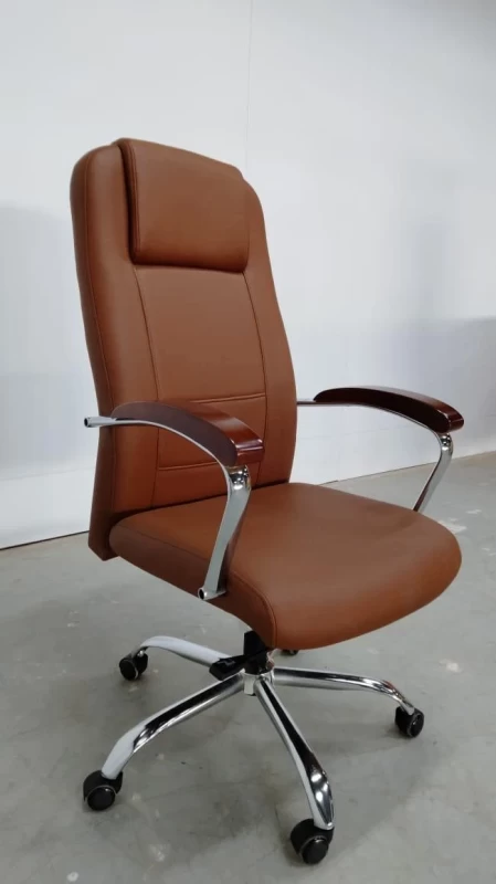 High-Back Manager Chair - Brown image