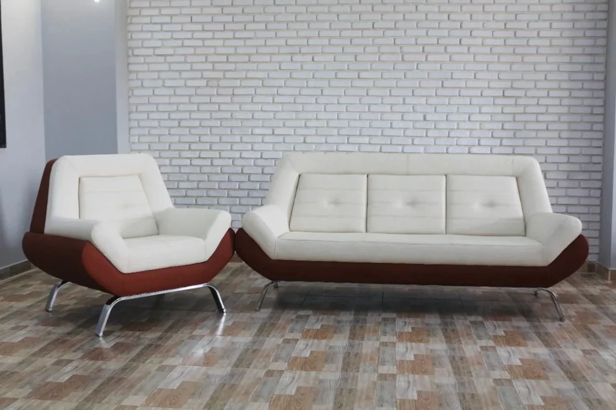 White office sofa set image