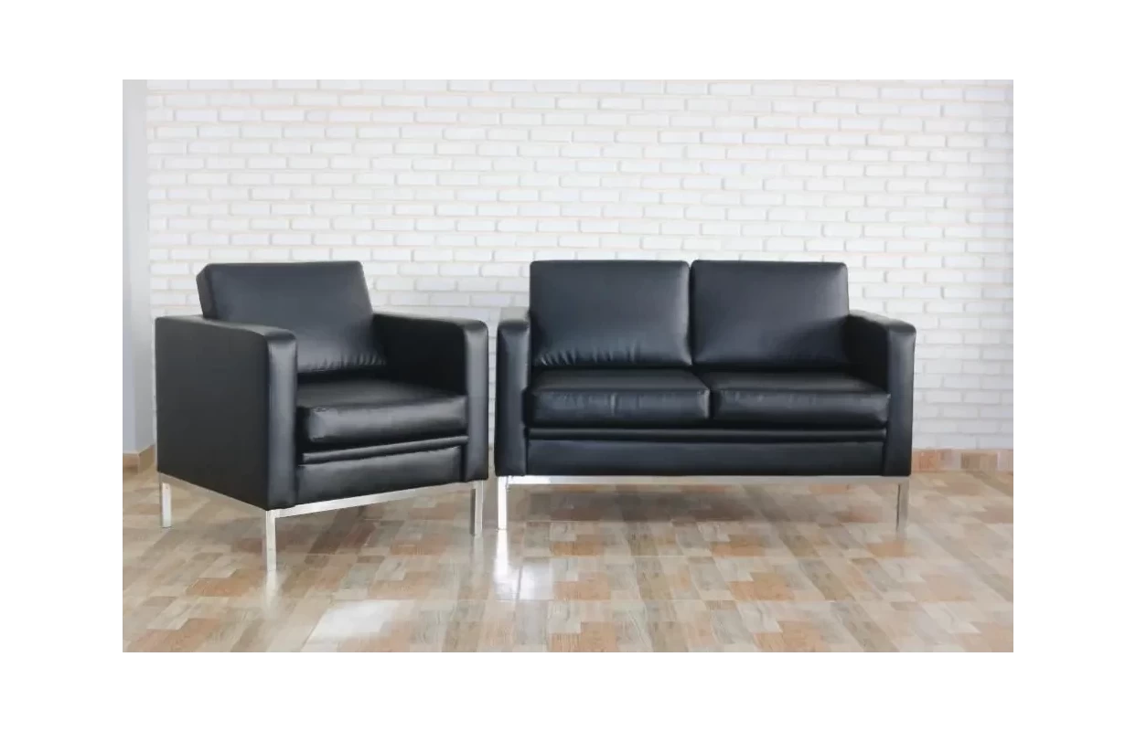 Modern Black Office Sofa Set image