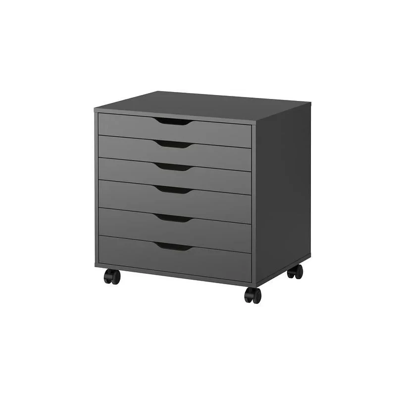 Drawers unit 6 small drawers black color