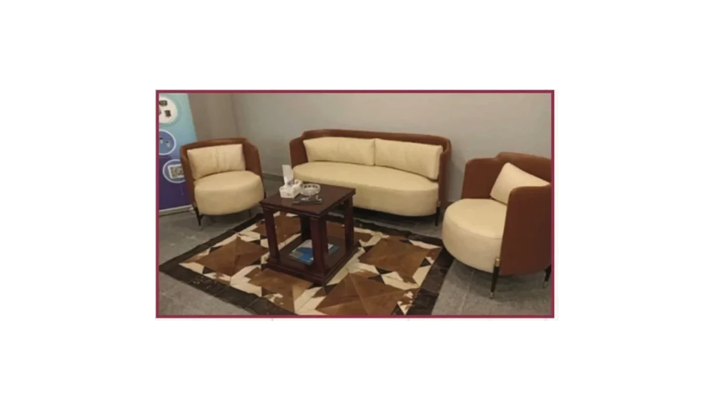 Modern Beige Sofa Set image