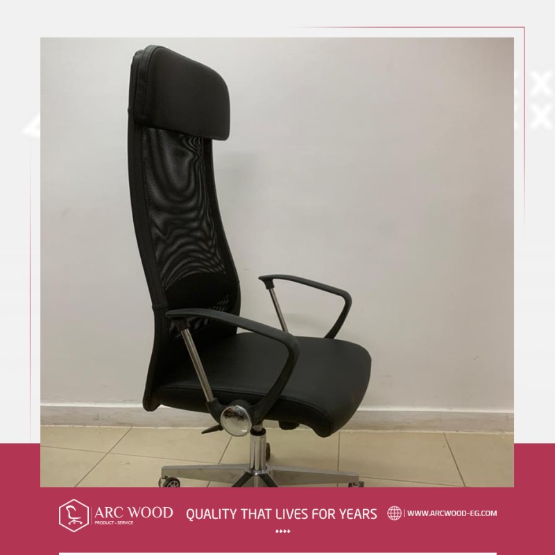 Mesh back hydraulic director chair image